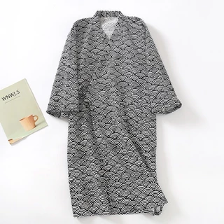 เสื้อคลุม/ชุดนอนสไตล์ญี่ปุ่น ชุดนอนYukata Cotton แท้ 100%