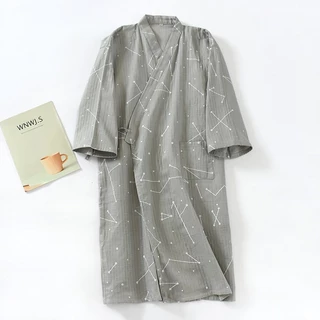 เสื้อคลุม/ชุดนอนสไตล์ญี่ปุ่น ชุดนอนYukata Cotton แท้ 100%