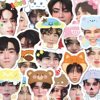 พร้อมส่ง สติ๊กเกอร์ GMM แบบการ์ตูน มี79 ดวง /แบบหน้าดารา มี 80 ดวง/ตี่ตี๋ป๋อ108ดวง