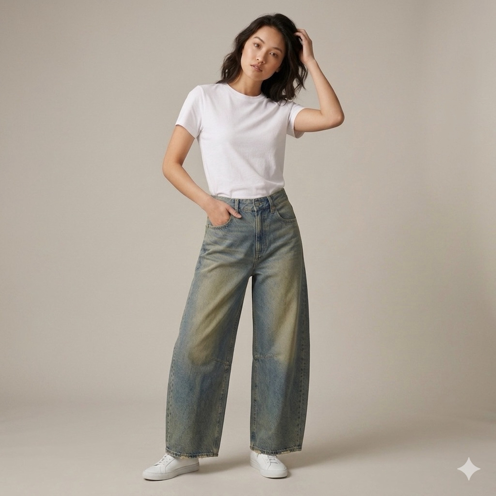 GU barrel leg jean 🤏🏻