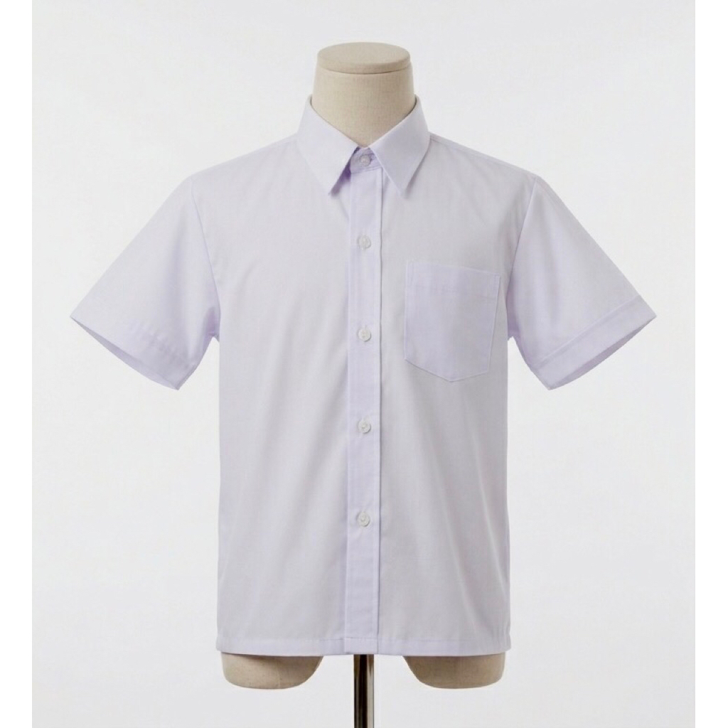 เสื้อนักเรียนชาย คอเชิ้ต สีขาว