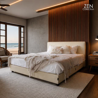 ZEN Collection เตียงนอน ฐานเตียง+หัวเตียง 6ฟุต 5ฟุต 3.5ฟุต (ไม่รวมที่นอน) NEW YORK Bedding Frame รับประกัน 2 ปี