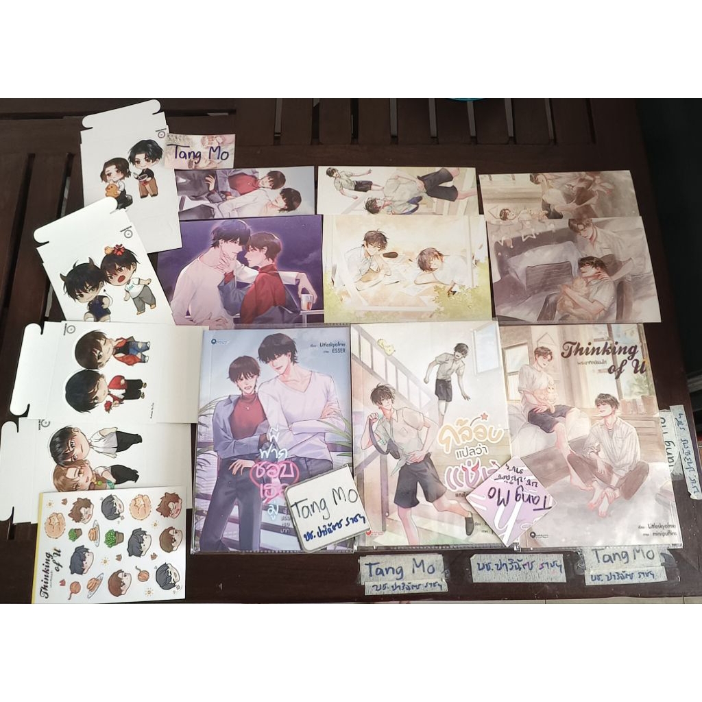 พี่ฟากชอบเธอมู่/พระอาทิตย์ของไท่/กล้อบแปลว่าแช่ง/Crazy love moo moo/นิยายวายมือสอง/ตำหนิจุกจิก