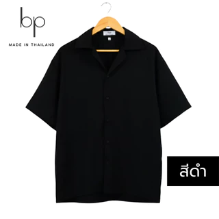 bp เสื้อเชิ้ตแขนสั้น คอปก ผู้ชาย ผ้าไหมอิตาลี สไตล์ KOREA มินิมอล มี 16 สี
