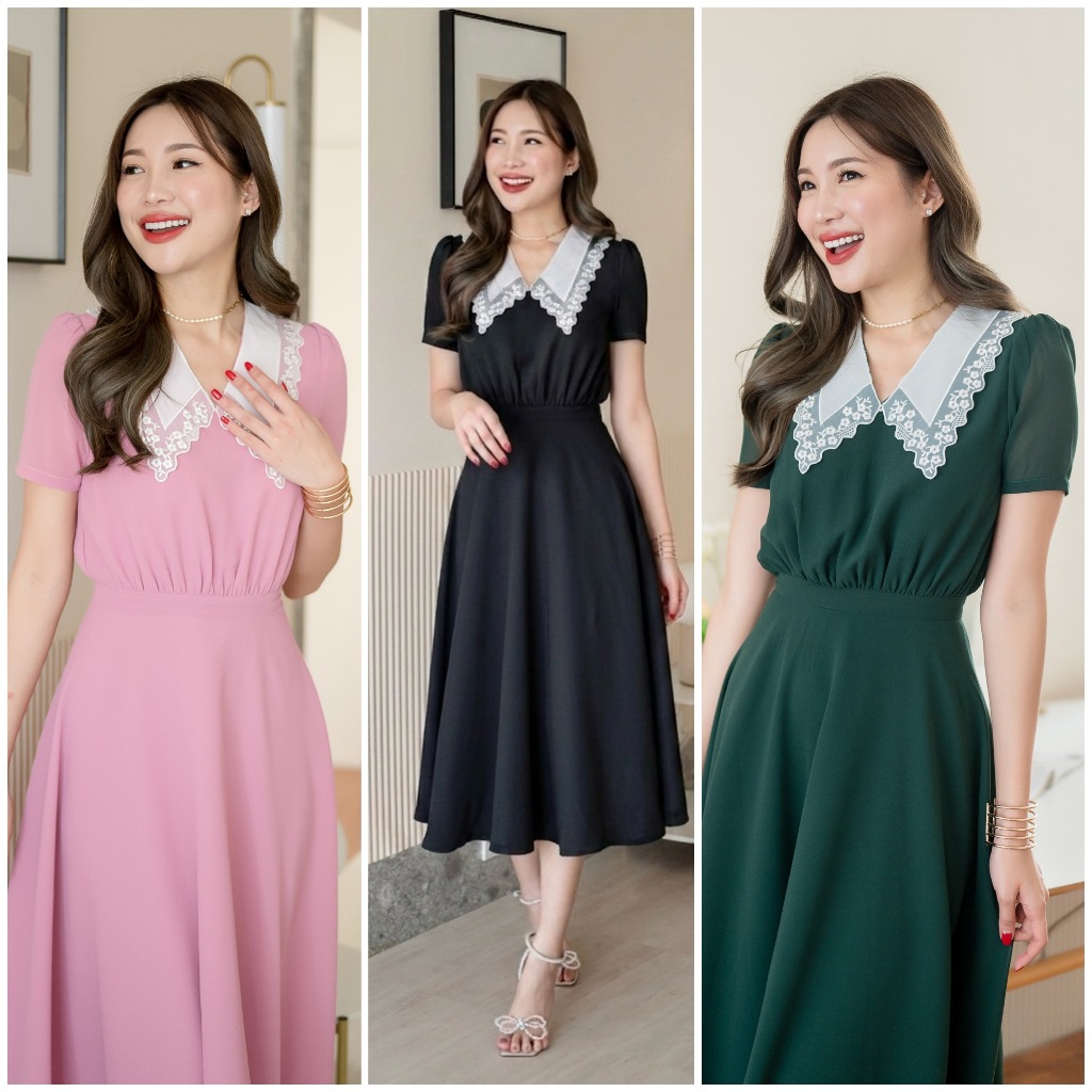 PD234 Chiffon Midi Dress