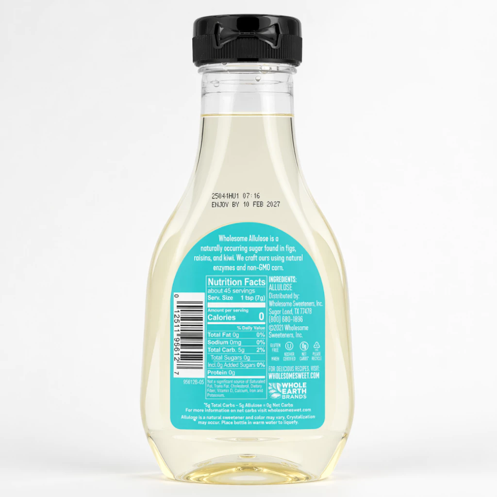 นำเข้า🔵น้ำตาลอัลลูโลสอเมริกา🇺🇸 Wholesome Allulose zero Calories 340 g แบบน้ำและผง thumbnail 9