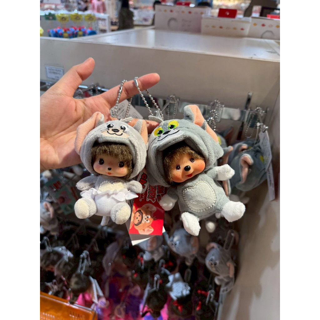 (พร้อมส่งจากไทย🇹🇭) Monchhichi x Tom and Jerry and tuffy