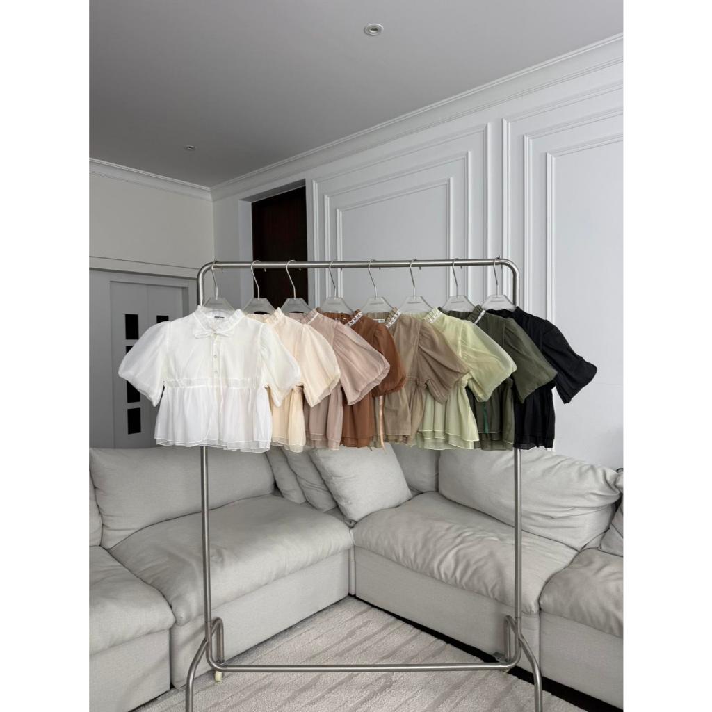 PTSH024 Lumi Ribbon Blouse PROMTHONG