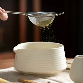 SunYoung ถ้วยมัทฉะเซรามิก 1 ชิ้น Matcha Bowl Chawan ถ้วยชา สไตล์ญี่ปุ่น โฮมคาเฟ่
