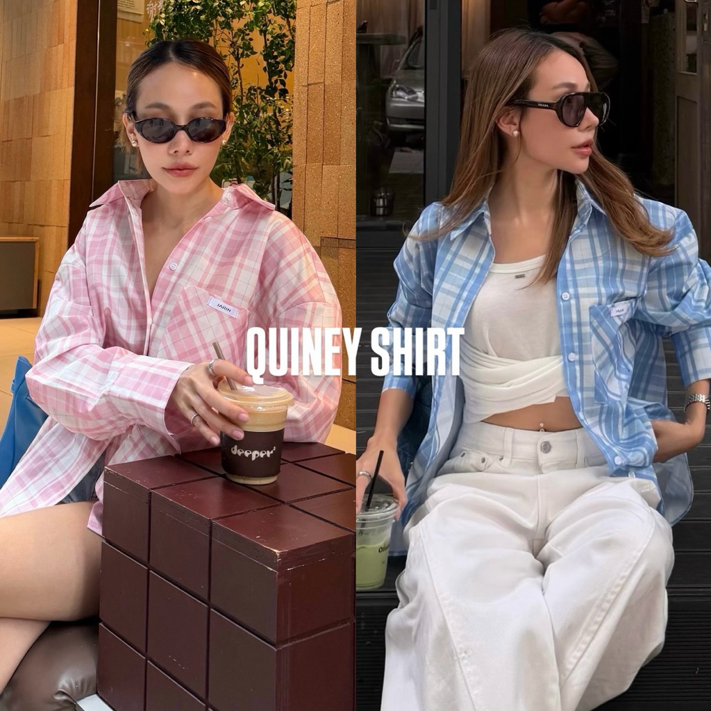 JARIN | QUINEY SHIRT เสื้อเชิ้ตลายตาราง