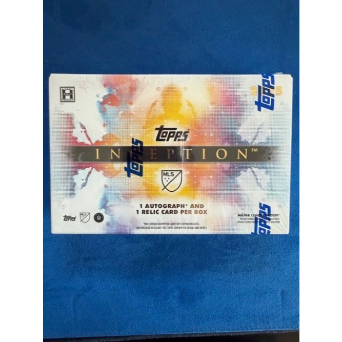 NEW 2025 Topps MLS Inception Hobby Box Sealed Soccer - 1 Auto 1 Relic