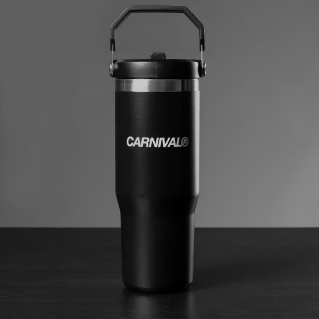แก้ว Carnival x STANLEY CLASSIC FLIP STRAW TUMBLER 30 OZ BLACK