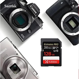 Kollabex SD Card Extreme PRO UHS-I U3 C10 V30 ความเร็ว 200MB/s รองรับวิดีโอ 4K การ์ดหน่วยความจำสำหรับกล้อง 32GB-1TB ของแ
