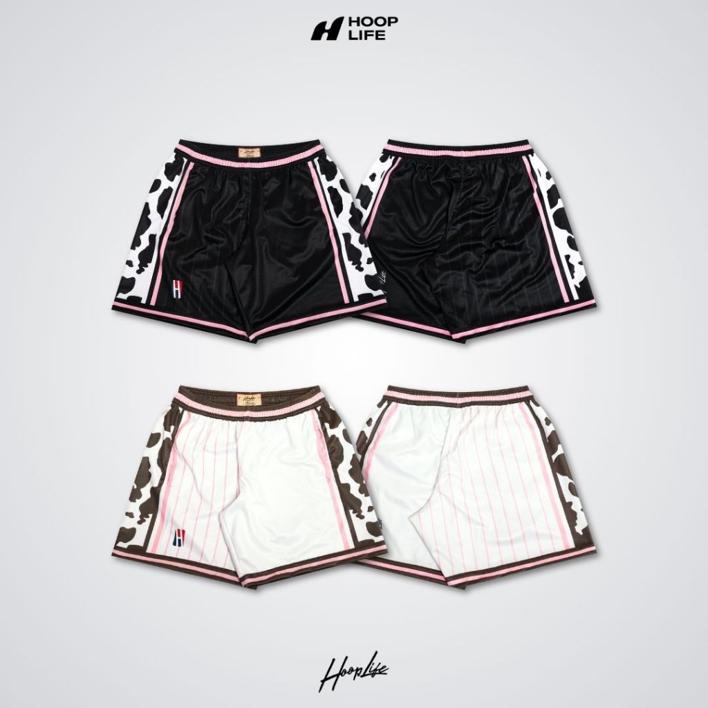 กางเกงขาสั้นแนวสตรีท บาสเก็ตบอล  Hooplife Starter Shorts ” MOO ” Collection