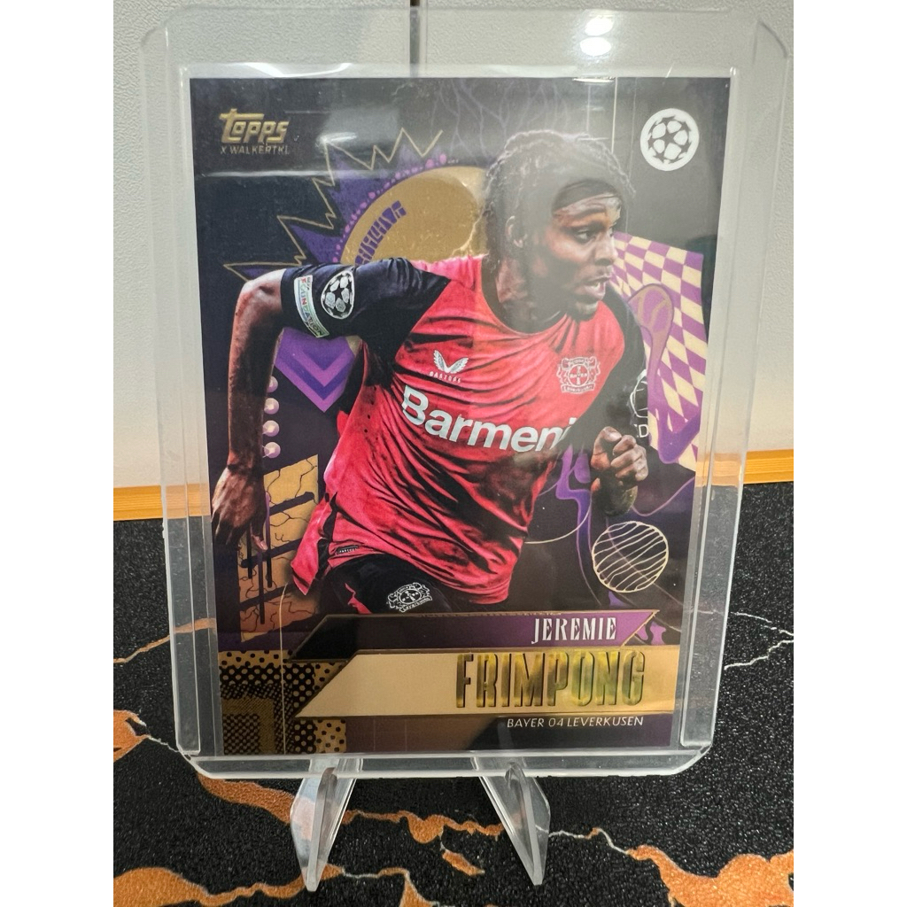 ⚽ [ขาย] การ์ดฟุตบอล Topps x Walkertkl: Jeremie Frimpong (Bayer 04 Leverkusen)