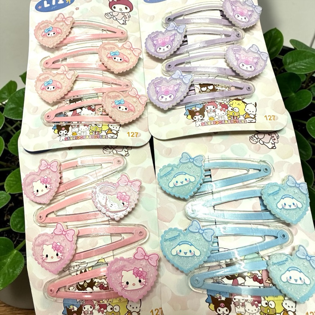 กิ๊บน่ารัก พร้อมส่งจากไทย กิ๊ฟติดผม กิ๊บซานริโอ กิ๊บเด็ก กิ๊บพาสเทล