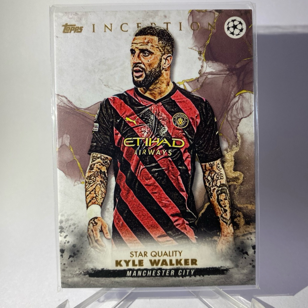 การ์ดนักฟุตบอล KYLE WALKER, STARS QUALITY, INCEPTION, MANCHESTER CITY, TOPPS 2023