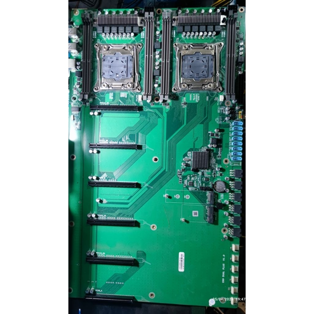 Board X99 Dual CPU รองรับ 6 GPU มือสอง ถูกๆ ครับ