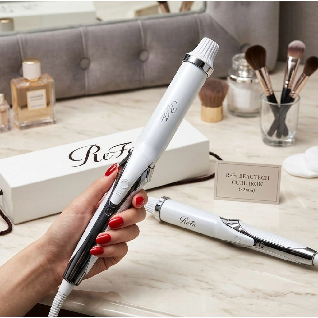 พร้อมส่งในไทย ReFa BEAUTECH CURL IRON 32mm | แกนม้วนผมไฟฟ้า ReFa ขนาด 32 มม.