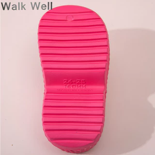 ✨พร้อมส่ง! WALK WELLฤดูร้อนสาว Flip Flop การ์ตูนหมีน้อยน่ารักรูปแบบดาวโซ่ตกแต่งวัสดุ EVA น้ำหนักเบาลื่นเล่นน้ำทนทาน