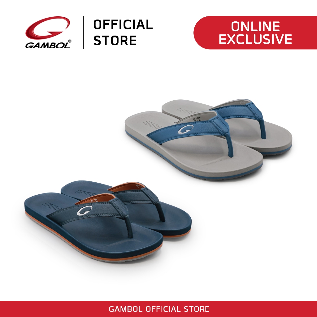 GAMBOL แกมโบล ICONIC สีพิเศษ รองเท้าแตะหนีบชาย รุ่น GM11267 Size 40-44