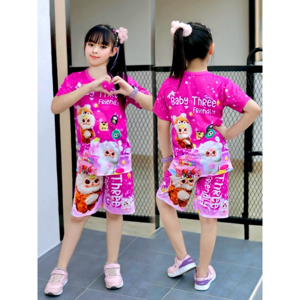 ชุดเบบี้ทรีสีชมพูลูกปัด เข้าใหม่ สวยน่ารักมาก 1-12ปี ส่งเร็วจ้า
