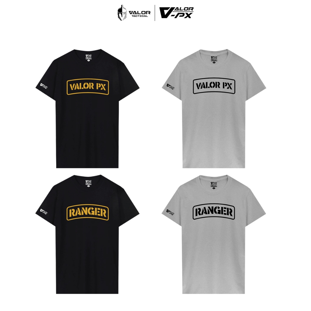 VALOR PX - T-Shirt Collection 2026 เสื้อยืด สีพื้น สกรีนลายกราฟฟิค สกรีนชัด
