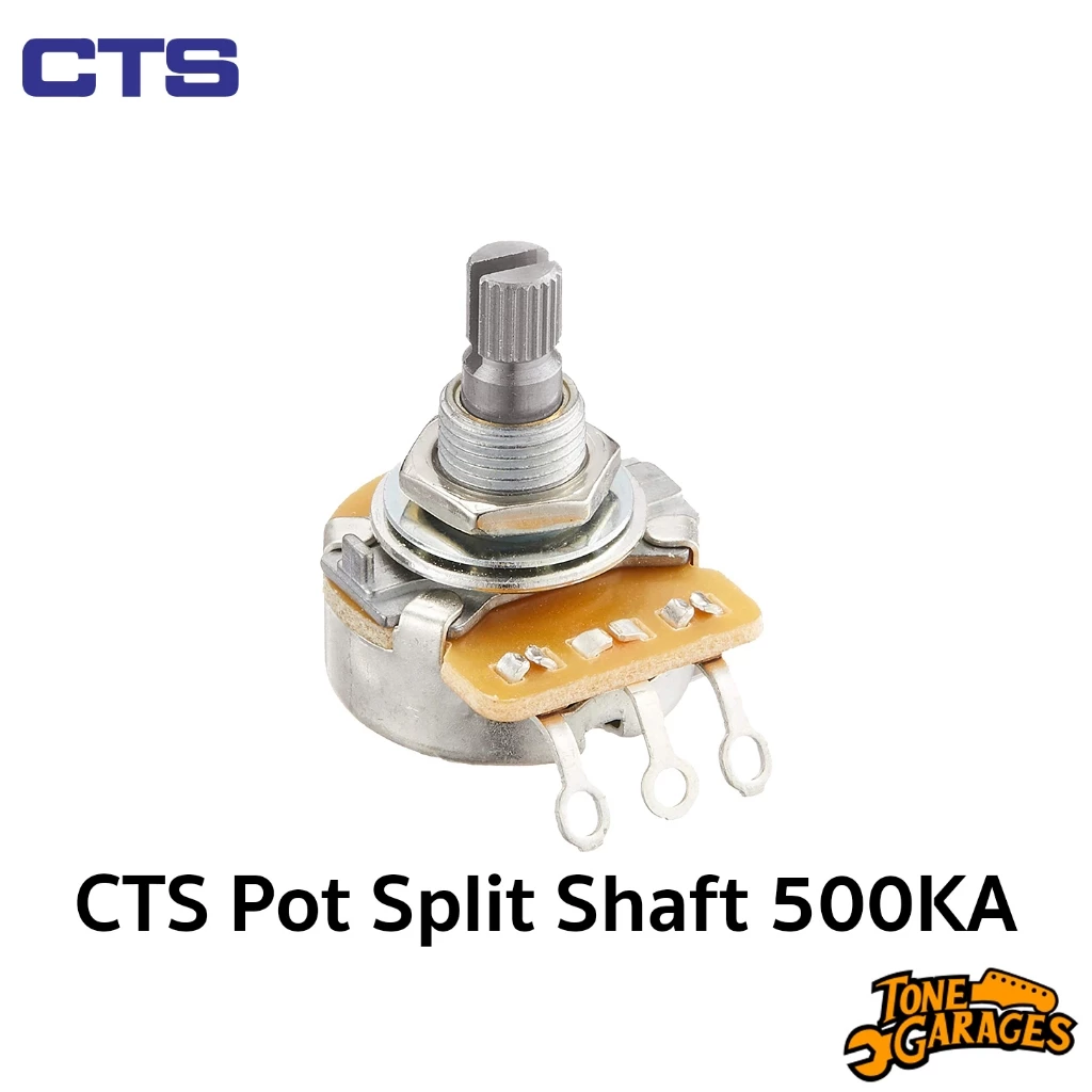 CTS Pot Split Shaft 500KA EP-0086 (Tone/Volume)
