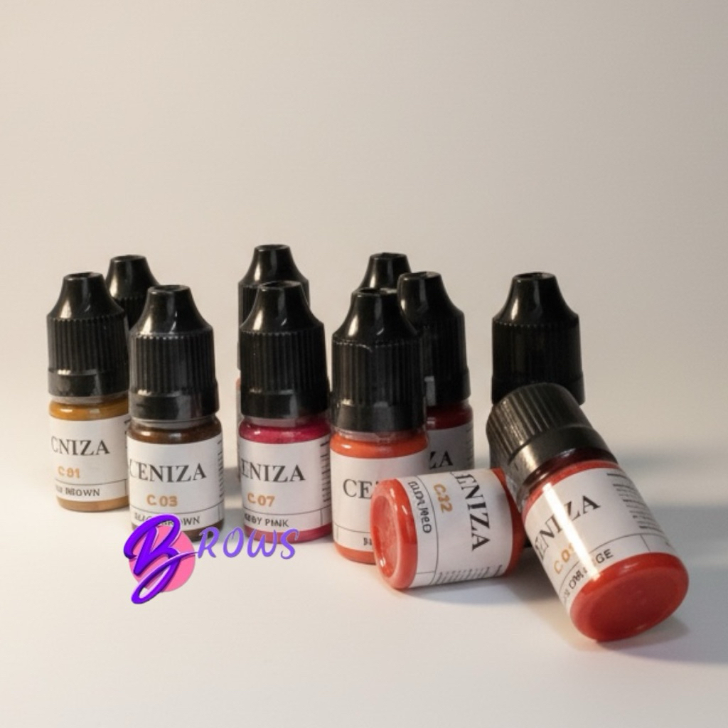 สีCENIZA สีคิ้วสีปาก สีน้ำสีสวย ติดดี ขนาด5ml.