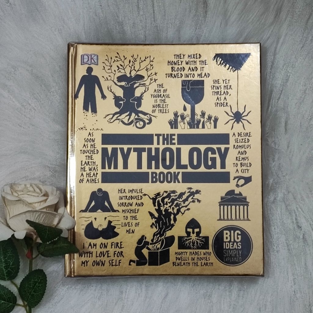 หนังสือ "The Mythology Book: Big Ideas Simply Explained" | Hardcover, English Edition