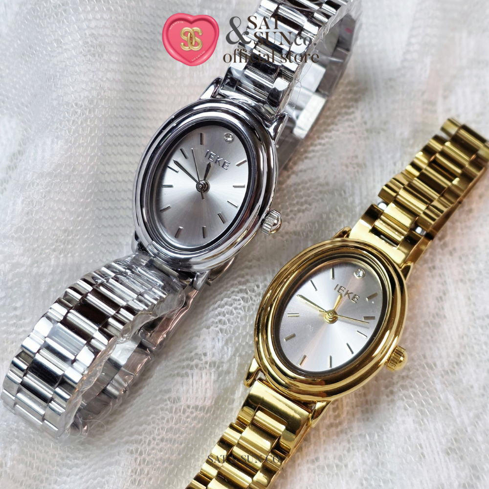 SATANDSUN IEKE Watch นาฬิกา รุ่น IEKE สุดคลาสสิค timeless ตัวเครื่องญี่ปุ่น สายตัน มีให้เลือก 2 สี