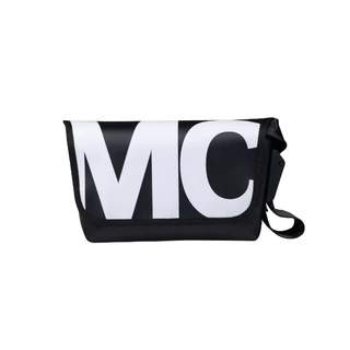 Mc JEANS Online Exclusive กระเป๋าสะพายอเนกประสงค์ สีดำ M02Z113 กระเป๋าผ้าใบ ลายพิมพ์ MC กระเป๋ากันน้ำ