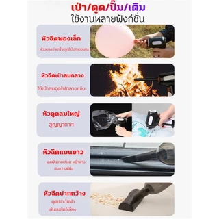 【รับประกัน 5 ปี】เครื่องดูดฝุ่นในรถ แรงดูดสุดแรง1600000Pa 💨 ที่ดูดฝุ่นในรถ เครื่องดูดฝุ่นไร้สาย