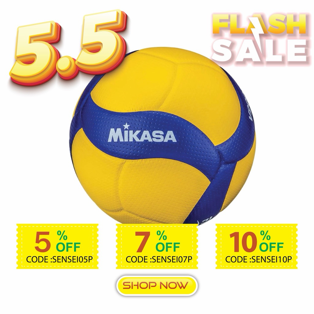 (ของแท้ 100%) วอลเลย์บอล Mikasa V200W (FIVB OFFICIAL GAME BALL) รุ่นแข่งขันนานาชาติ มีมอก. นุ่มพิเศษ พร้อมส่ง