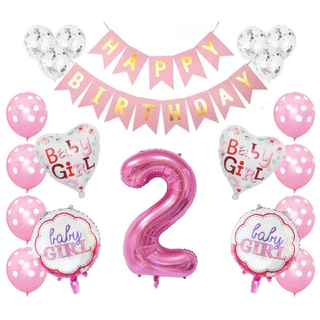 เซตลูกโป่งวันเกิด Happy Birthday พร้อมตัวเลขสุดอลังการ! (32 นิ้ว) B025