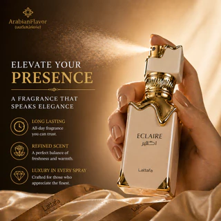 Eclaire Eau de Parfum 100ml Long Lasting Perfume Sweet Vanilla Caramel Luxury Fragrance
