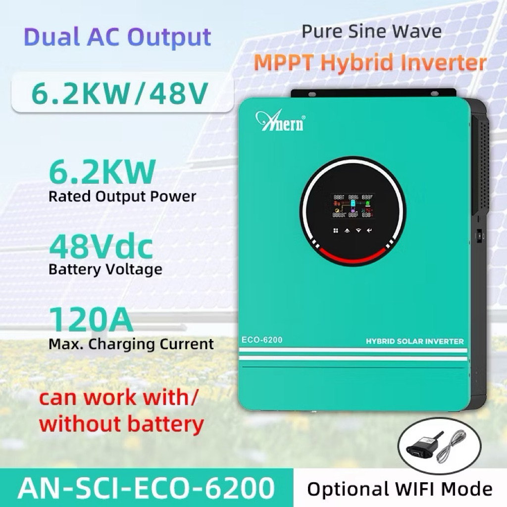 Anern 6.2kw Hybrid Solar Inverterมือสอง