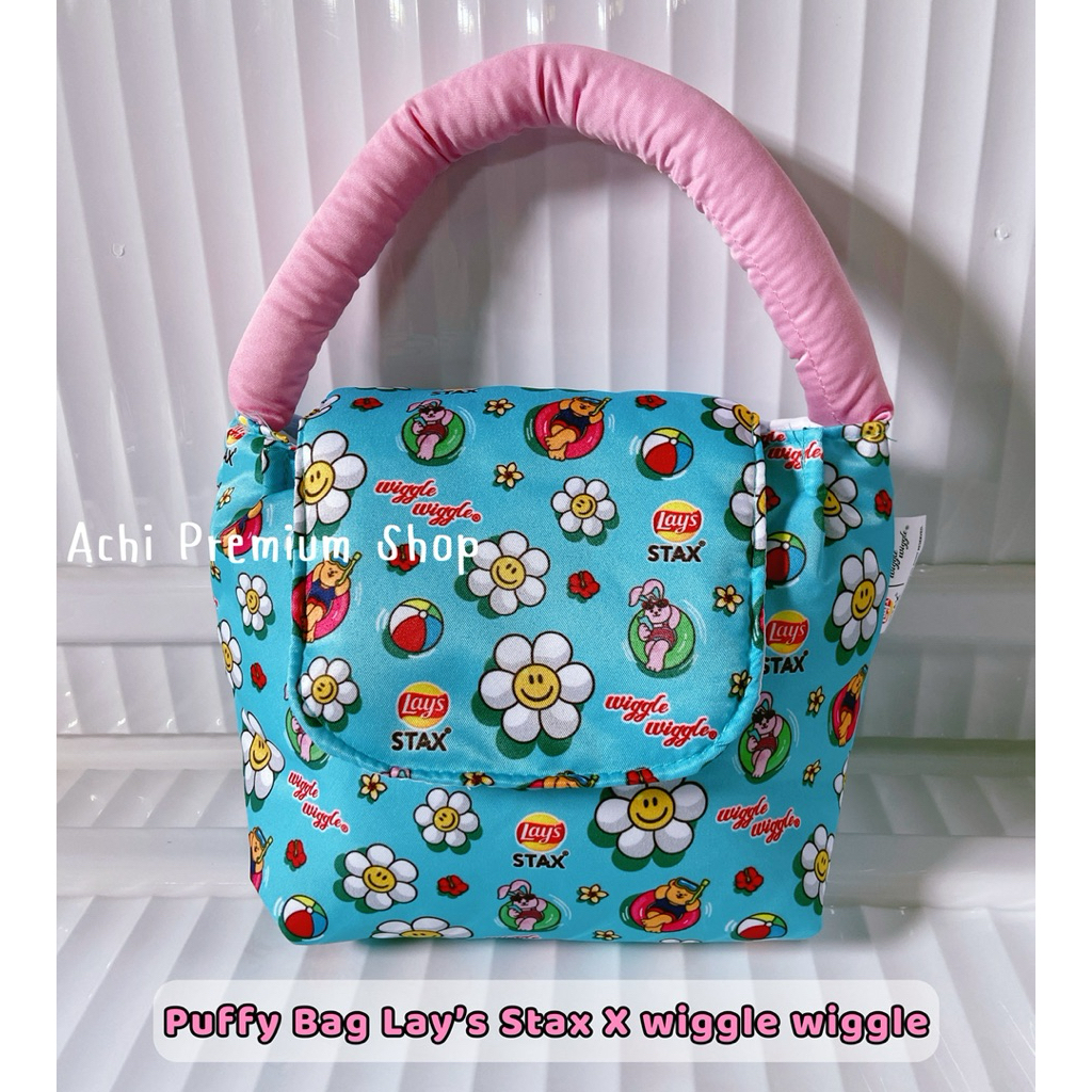 Puffy Bag Lay’s Stax กระเป๋านุ่มนิ่มเลย์ X WG ลิขสิทธิ์แท้ น่ารักมาก ขนาด 17x16x10 cm. ราคา ถูกที่สุด ดีลบีเคเค แกลเลอรีภาพที่ 6