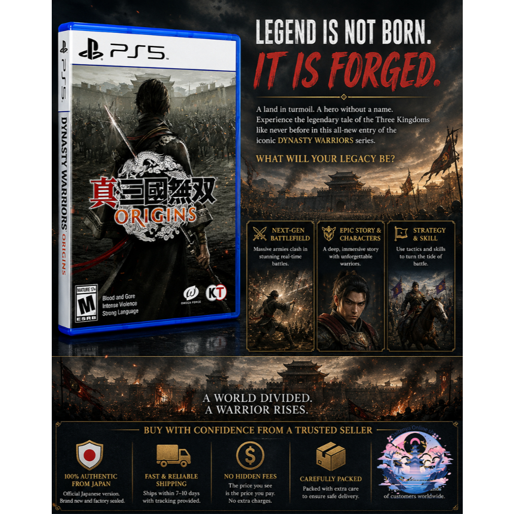 ⚔️ **PlayStation 5 - Koei Tecmo - Dynasty Warriors ORIGINS - Standard Edition — THE BATTLEFIELD EVOL