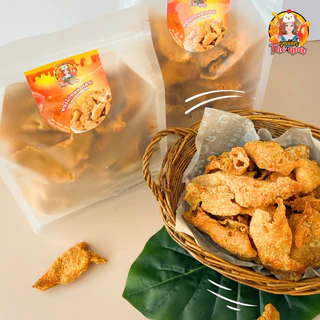 หนังไก่ทอดกรอบ Premium คุณนันท์ Theทอด เจ้าดัง (250 กรัม)