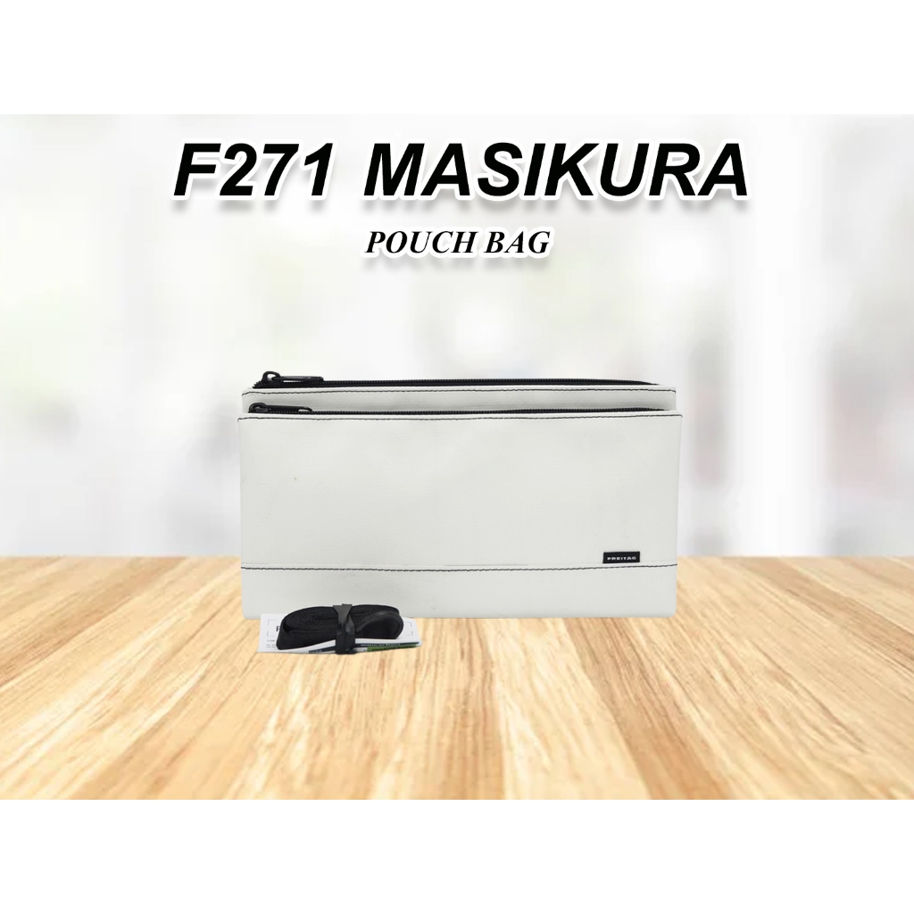 กระเป๋า FREITAG รุ่น F271 MASIKURA (ผ้าขาวล้วนทั้งใบ) มือ1 การ์ดครบ