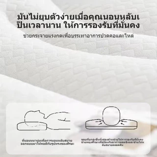 【WH】หมอนเด็กผ้าฝ้าย 30*50 ระบายอากาศได้ ปกป้องคอ ป้องกันหัวแบน ป้องกันไรฝุ่น ป้องกันไรฝุ่น สำหรับทารกแรกเกิด