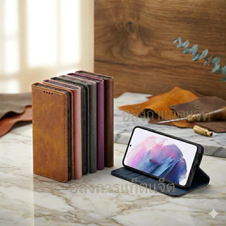 เคสฝาพับใส่บัตรได้ตั้งได้ Realme c21,c21y,c30/c30s,c31,c33,c35,c51,c53,c55