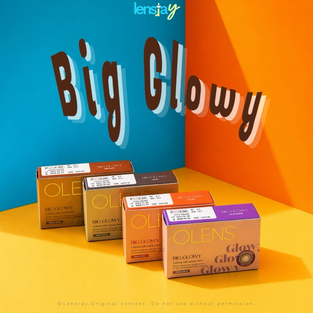 💫🫧(รายเดือน) OLens - Big glowy คอนแทคเลนส์รายเดือนพร้อมส่ง มีสายตาปกติและค่าสายตา