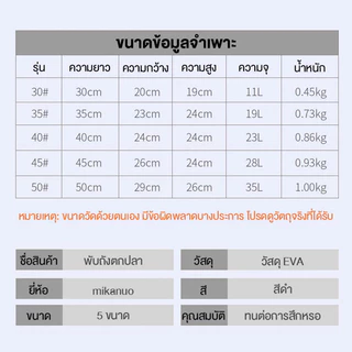 [จัดส่งจากกรุงเทพฯ] กล่องเก็บของ แบบพกพา ถังตกปลา ถังพับได้ถังน้ำสำหรับปลา หนาและทนต่อการสึกหรอ
