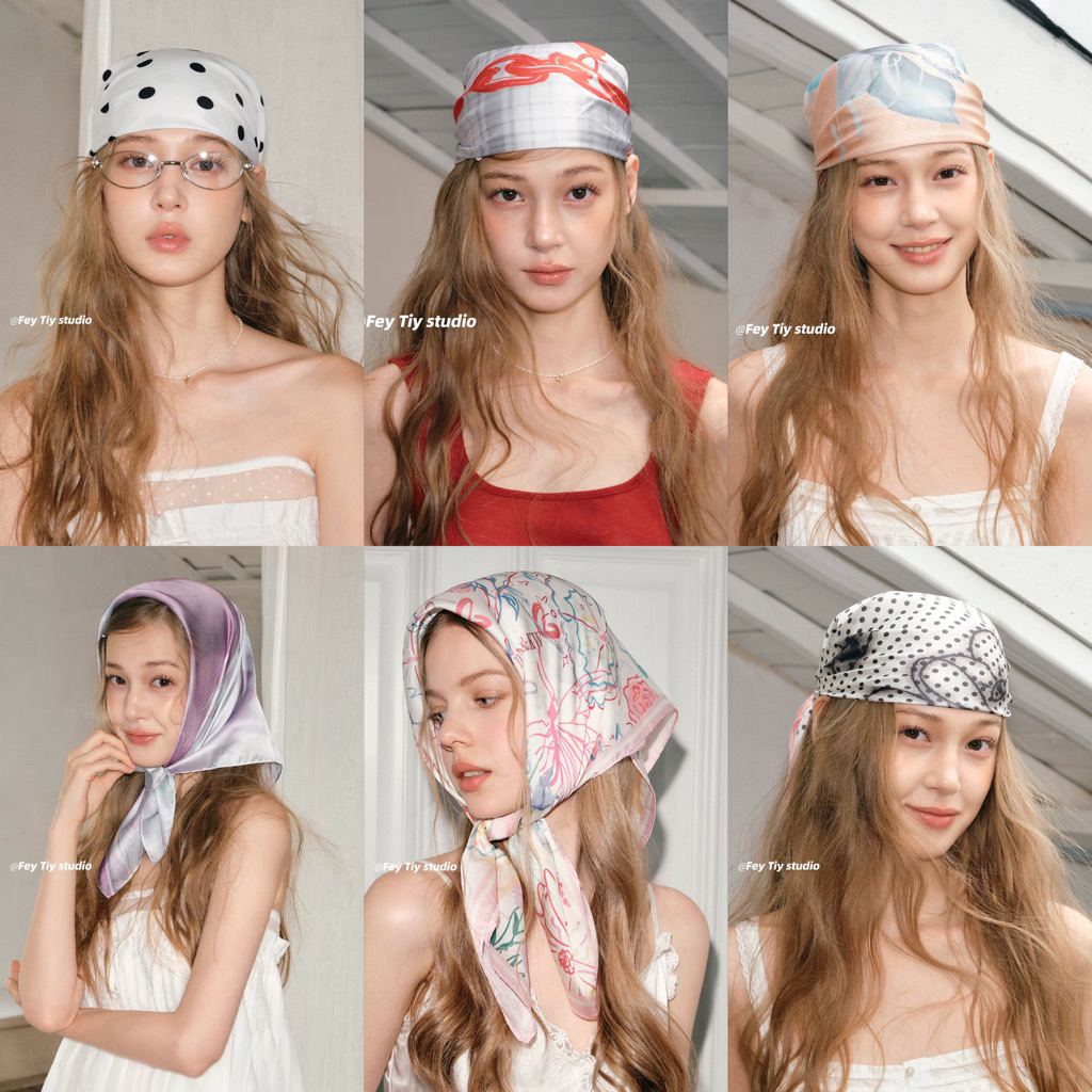gurls.girl | Fey Tiy studio scarf ผ้าโพกหัว / ผ้าพันคอ