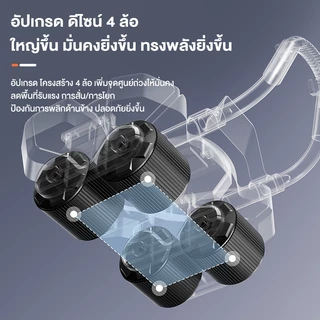 Koraman เครื่องบริหารหน้าท้องแบบลูกกลิ้ง ดีไซน์ใหม่แบบสี่ล้อ พร้อมจอแสดงผลดิจิทัลนับจำนวนอัจฉริยะ ไม่ต้องติดตั้ง