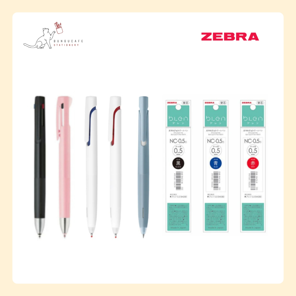 ZEBRA Blen U 0.5 / 0.7 mm. // Refill 0.5 / 0.7 mm.