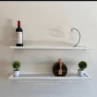 ชั้นติดผนังเหล็กฉีก ชั้นติดผนังMinimal ชั้นติดผนังโครงเหล็ก