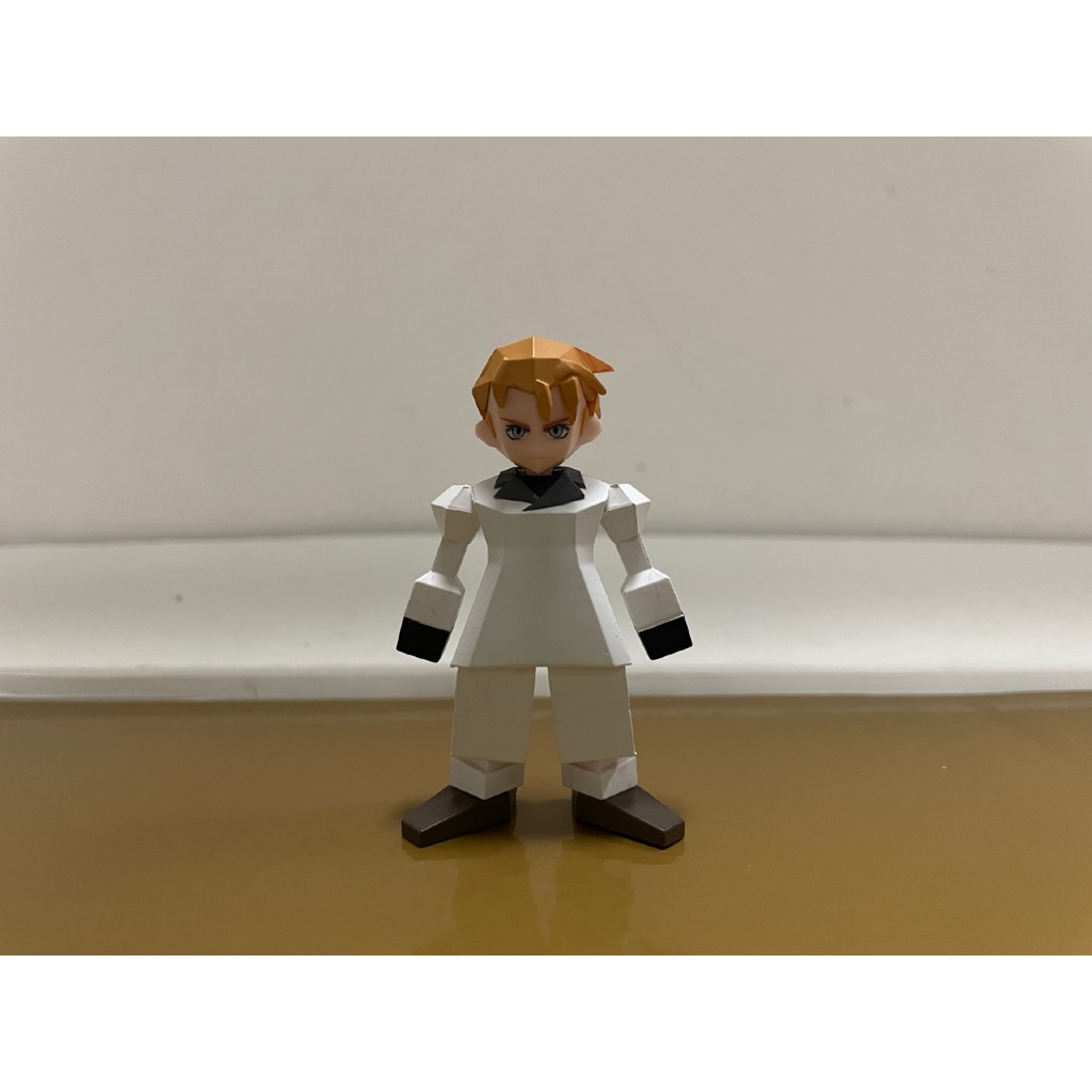 FINAL FANTASY VII POLYGON FIGURE DISPLAY SQUARE ENIX Shinra Rufus (มีตำหนิ)